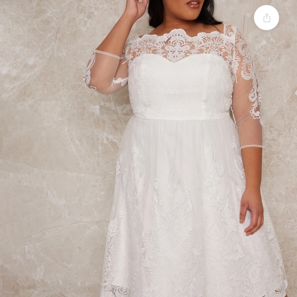 Vintage style wedding dress